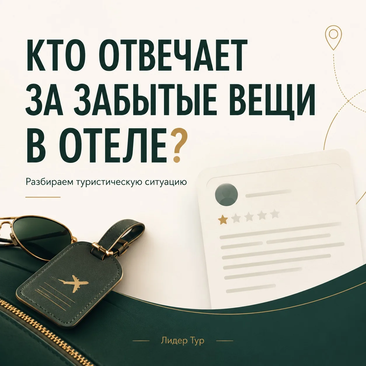 Туристическая задачка.

Человек улетел отдыхать: заселился, отдохнул, выехал из отеля.
А уже позже п
