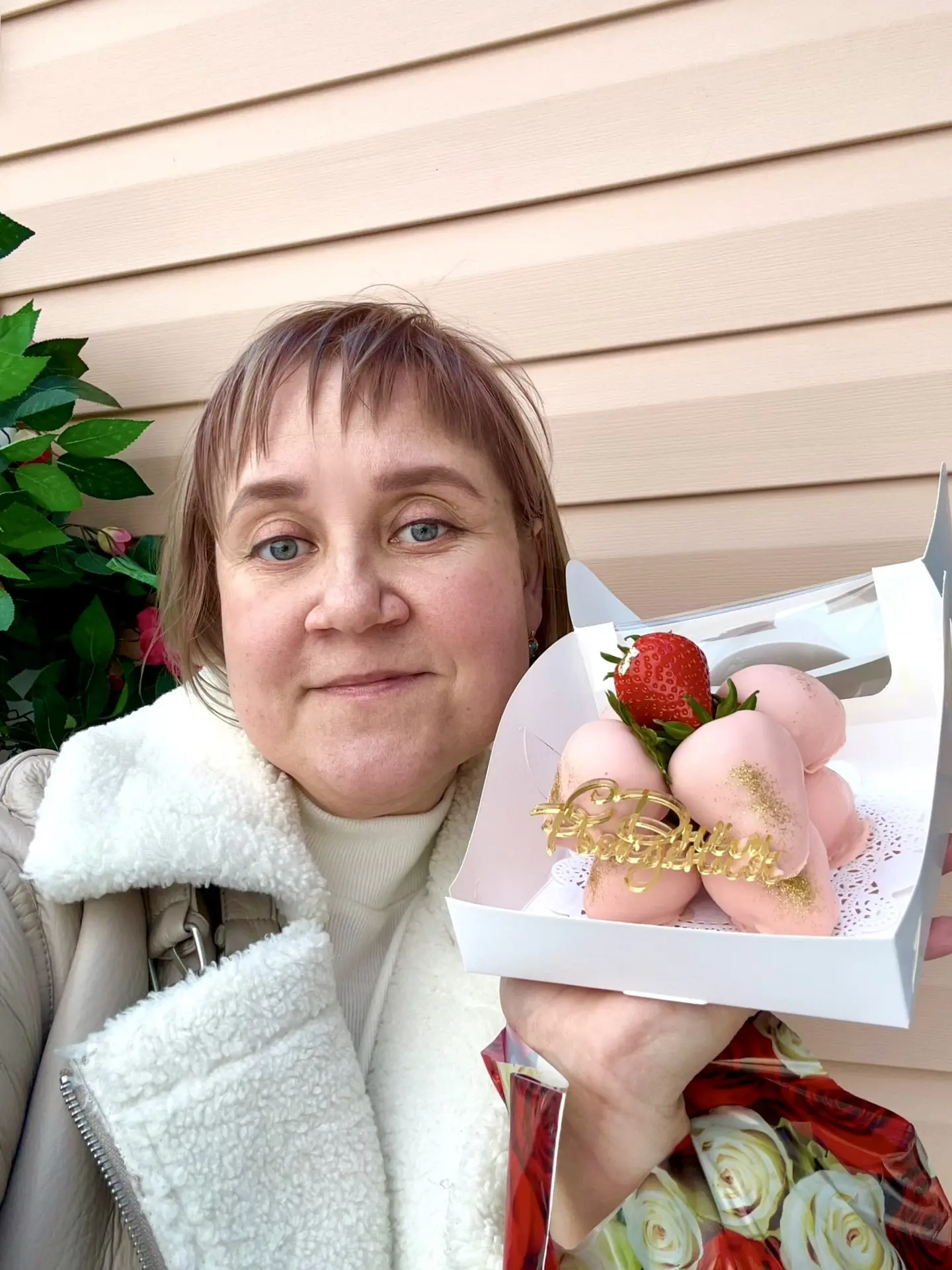 Тортик из клубники в шоколаде 🍓♥️