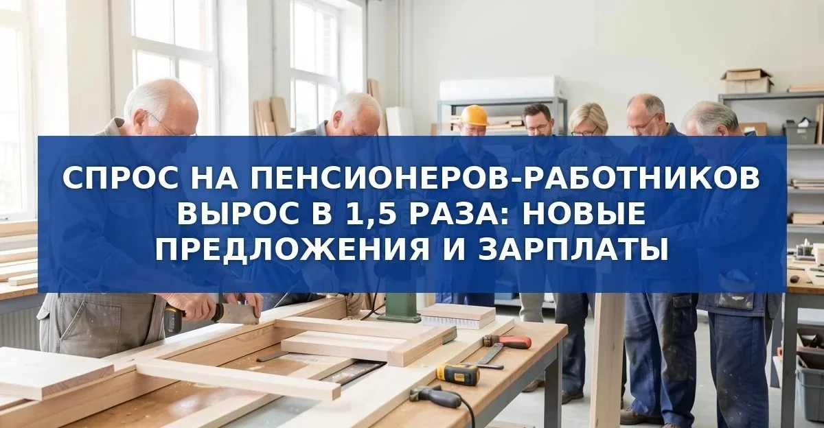 Рост спроса на пенсионеров‑работников