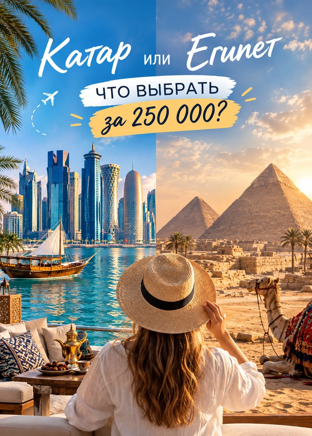 Кстати, вчера оценивала куда еще можно улететь по цене тура в Катар. И вот, что получил...
