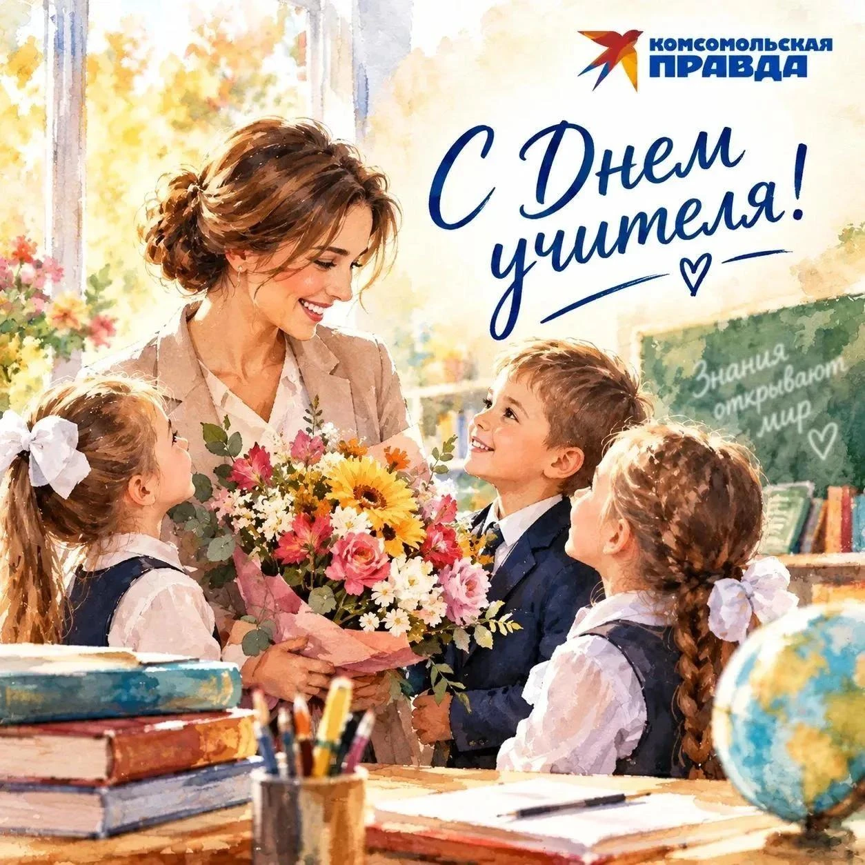 💐 День учителя отмечается сегодня