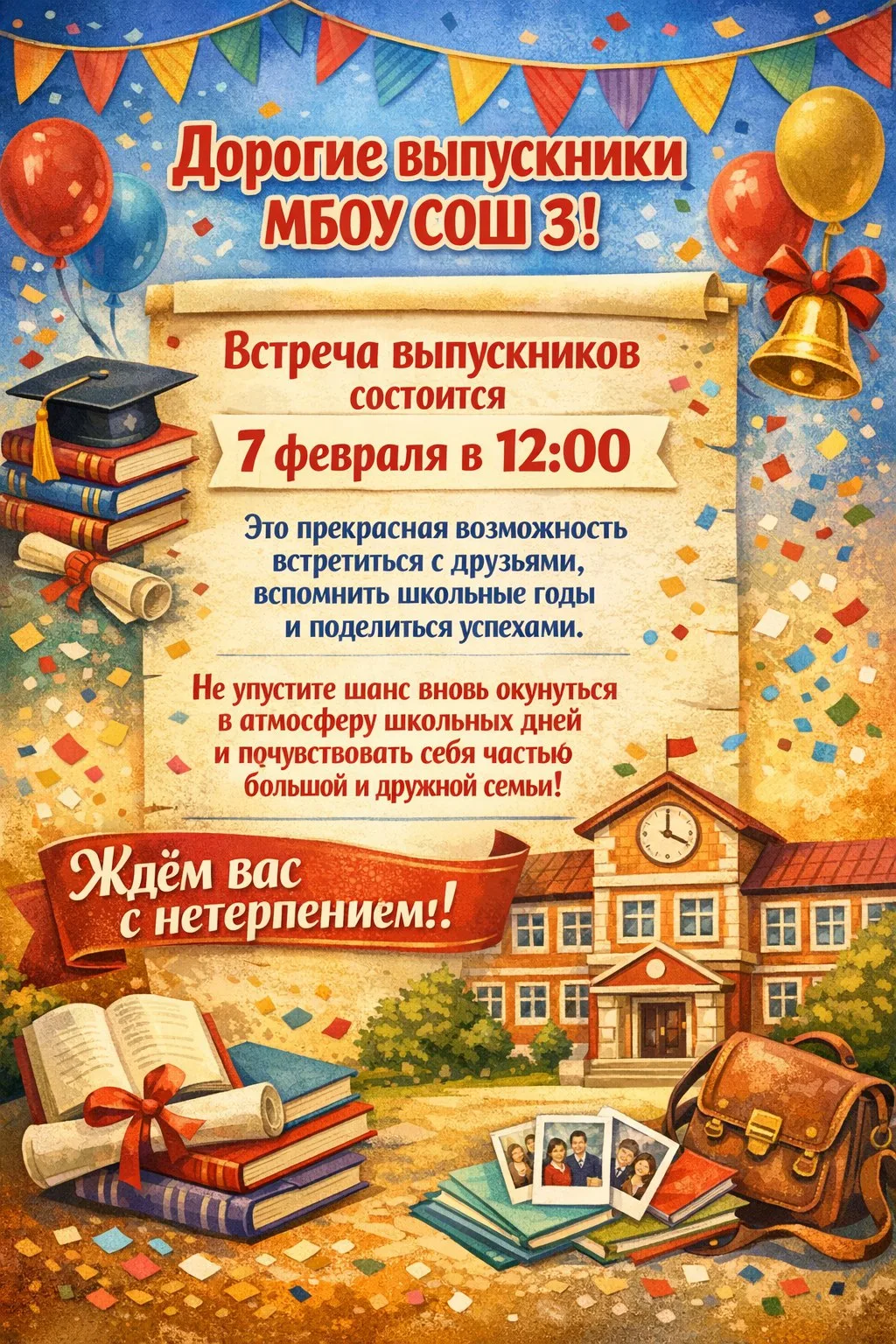 🫶 Дорогие выпускники прошлых лет! 🎓