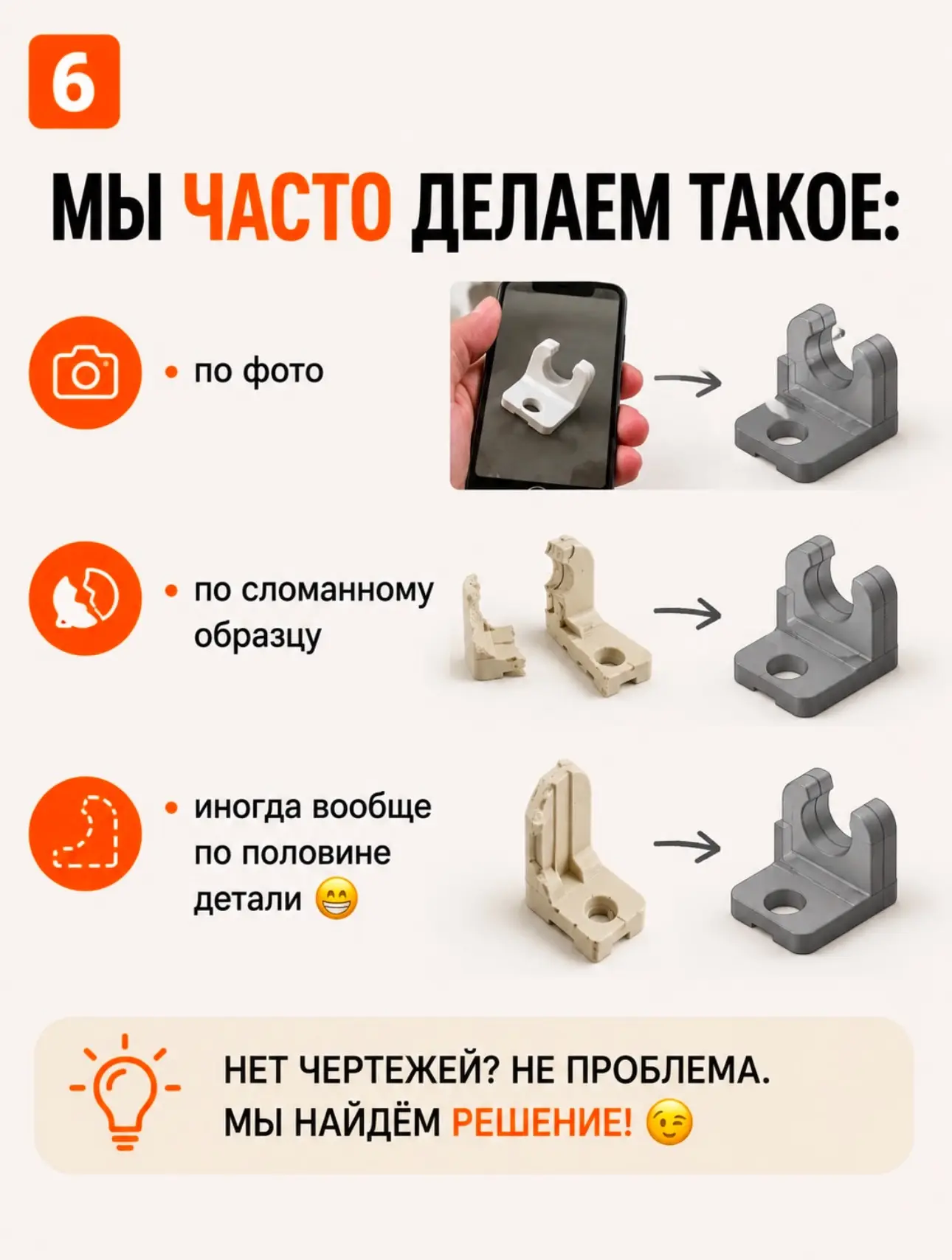 🚫🔧 Из‑за мелочи — не выбрасывайте технику! 🌟  Большинство думают, что 3D‑печать — только игрушки и ф