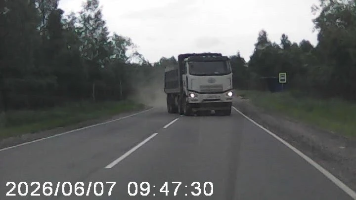 Жуткий момент по пути из Киришей в Новгородскую область!