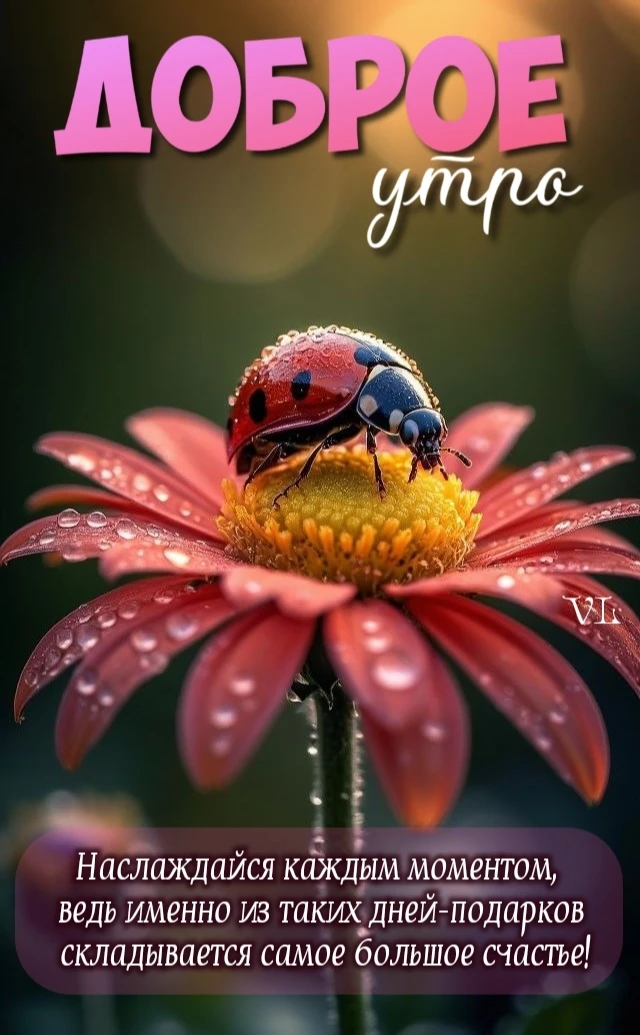 Доброе утро! 🐞

Лови💙хорошее настроение