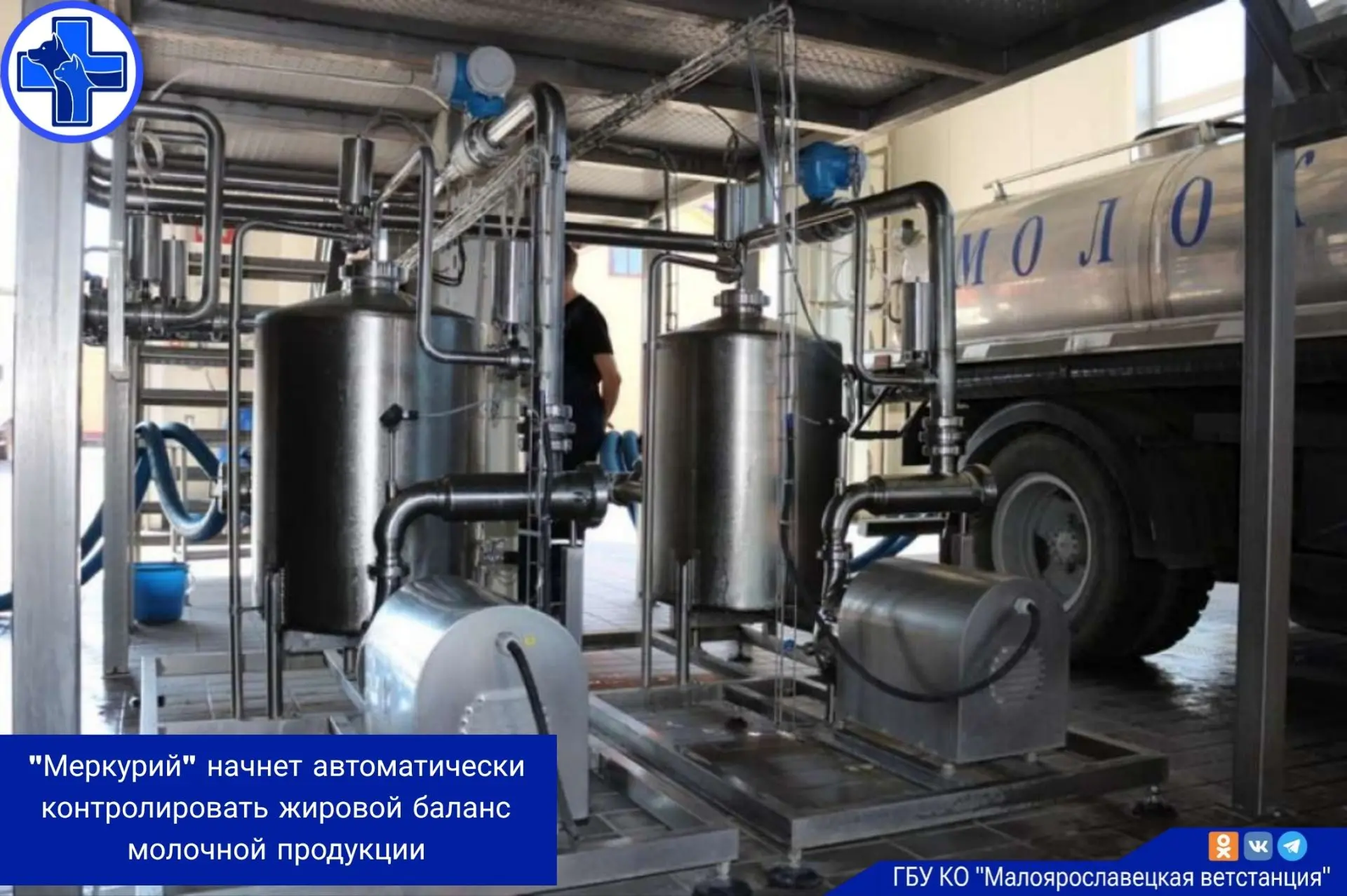 Россельхознадзор внедряет в систему «Меркурий» модуль автоматического контроля жирового баланса при 