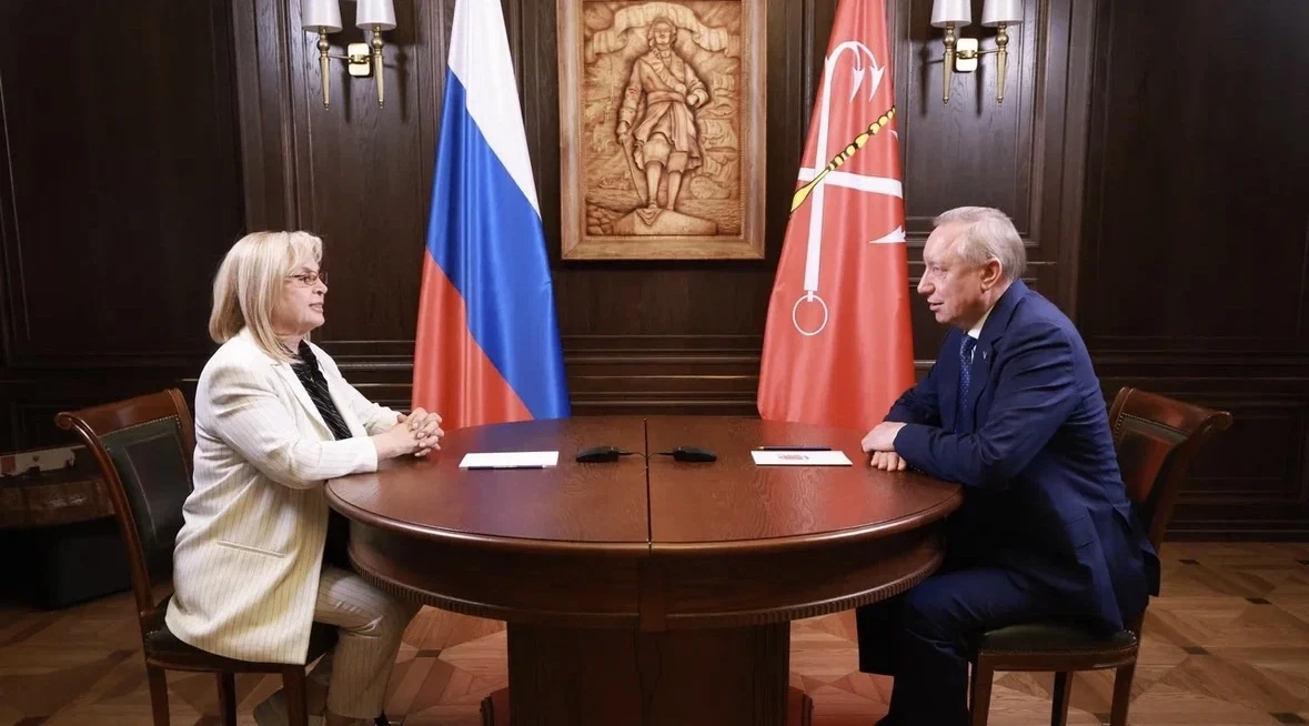 Элла Памфилова встретилась с Губернатором Санкт-Петербурга Александром Бегловым
Обсуждались вопросы 