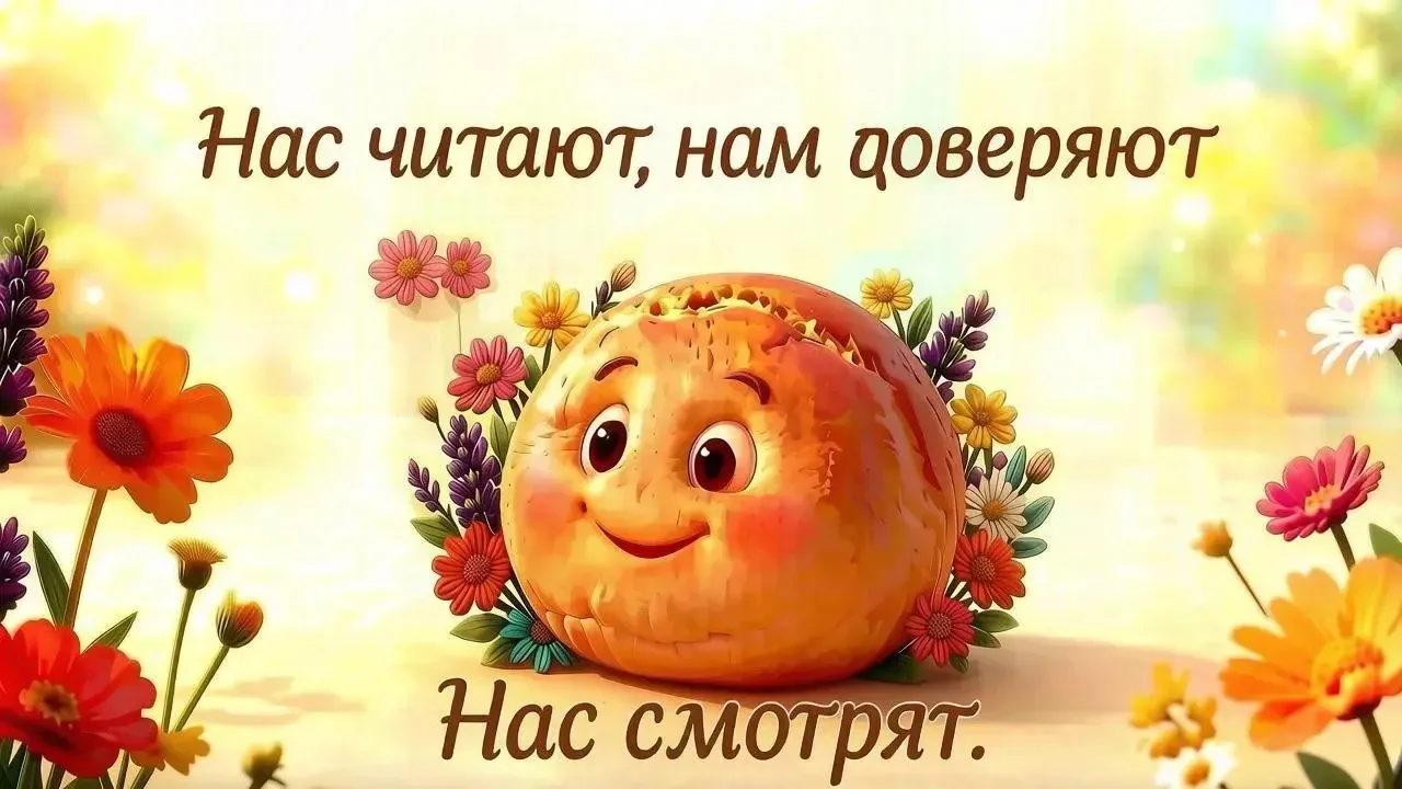 🫶Нас читают. 🫶Нам доверяют. 🫶Нас смотрят. 
Спасибо каждому, кто выбирает «Колобок »! 
Ваши просмо