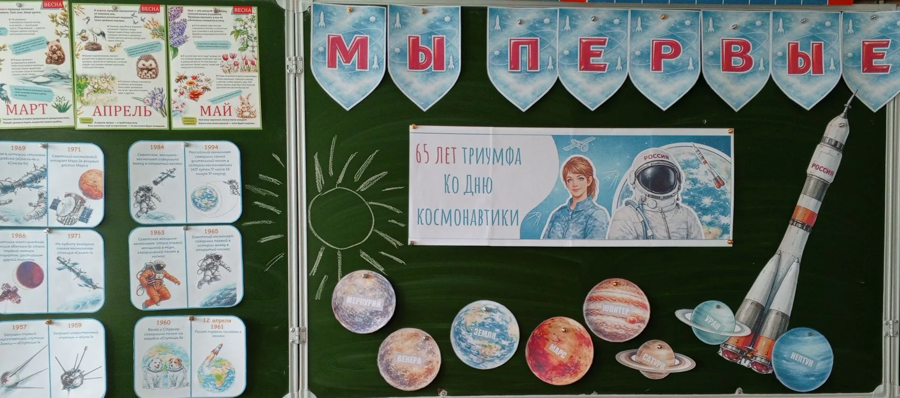 🚀 «Вперед, к звёздам!» Как мы отметили День космонавтики. Юбилейные 65лет🌠!