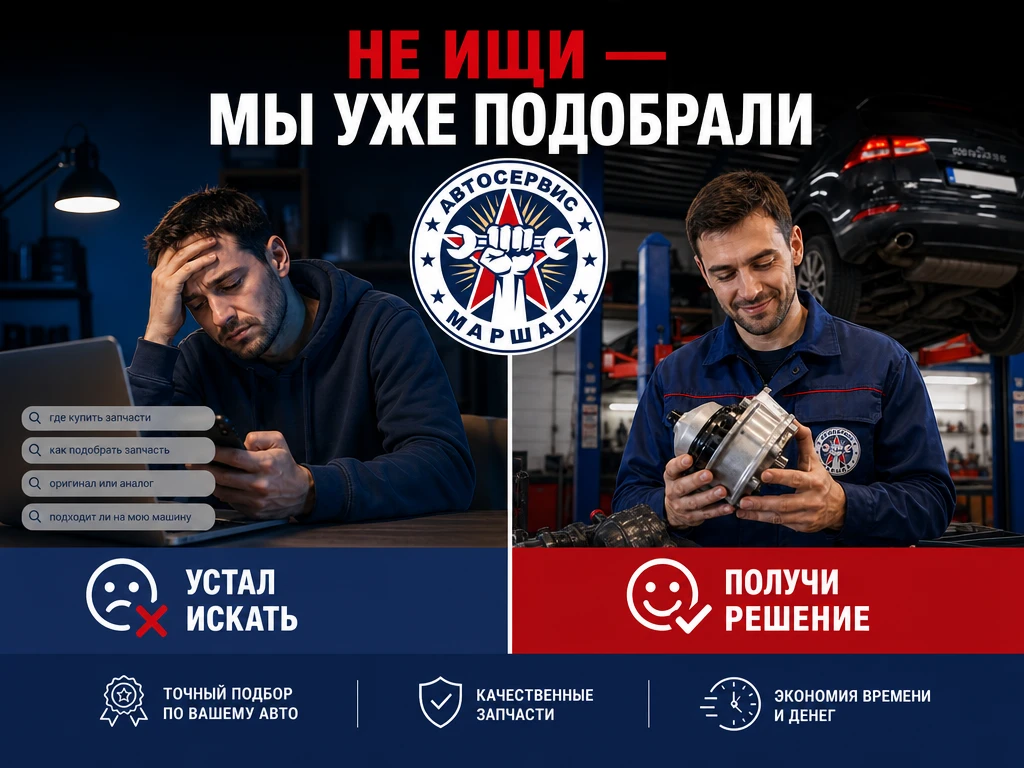Приехал на ремонт? Запчасти уже здесь.