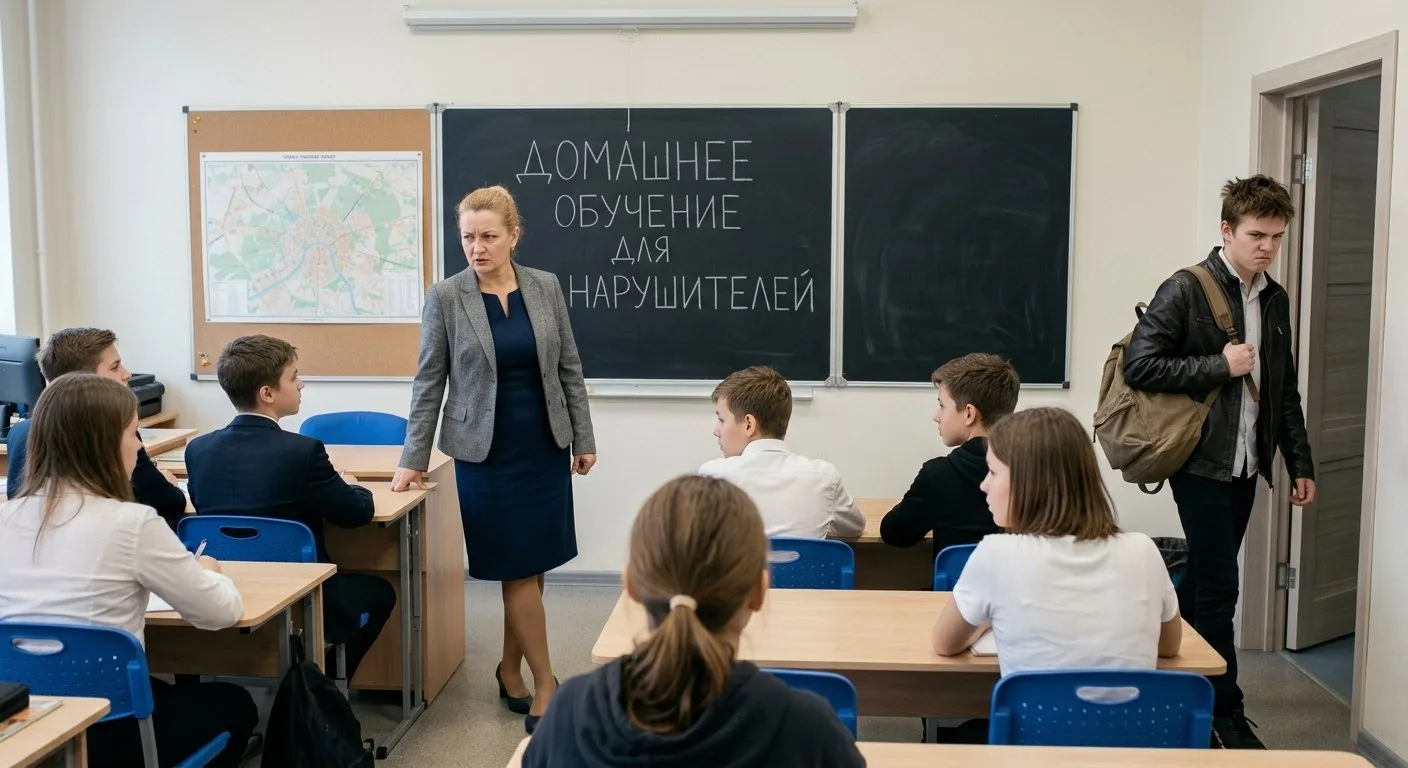 Сорвут урок — пойдут учиться домой? 🚫