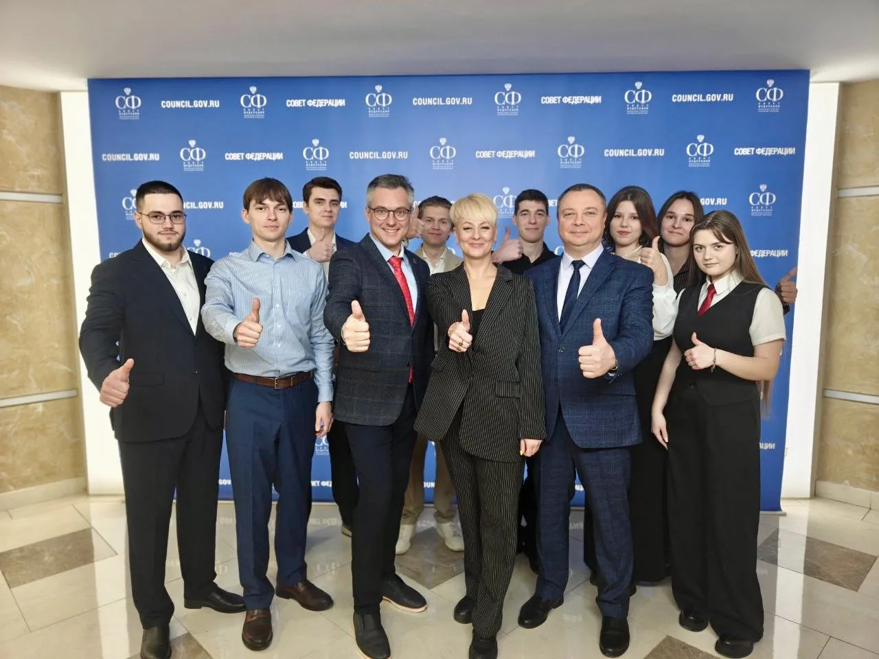 Студенты Московского областного филиала РАНХиГС посетили Совет Федерации Федерального Собрания Росси