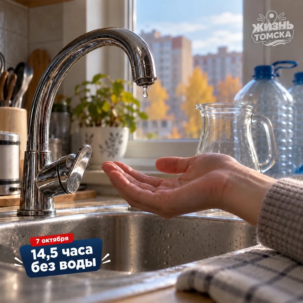 💧 14,5 часа без воды: завтра в Кировском районе отключат более 70 домов