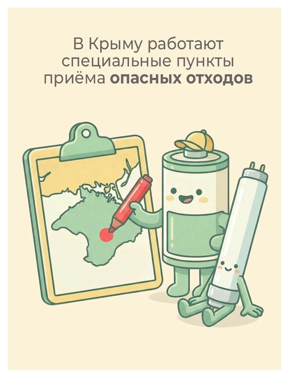 🔋Батарейка, которую вы бросили в обычный мусорный бак, разлагается больше ста лет. За ...