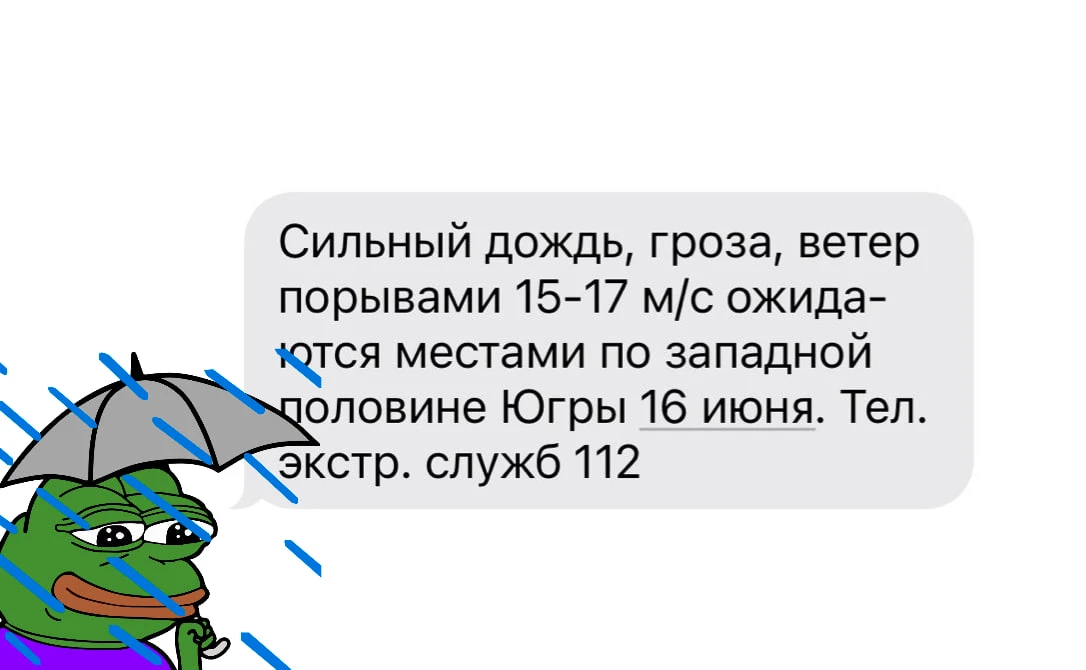 ☔ Ливни и сильный ветер надвигаются на ХМАО

Непогода затронет запад региона: Березовский, Советский