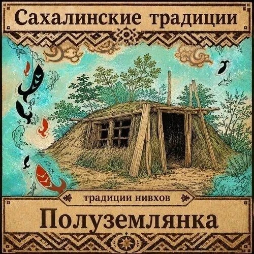 🏠 Традиционное жилище нивхов — полуземлянка, или то-раф