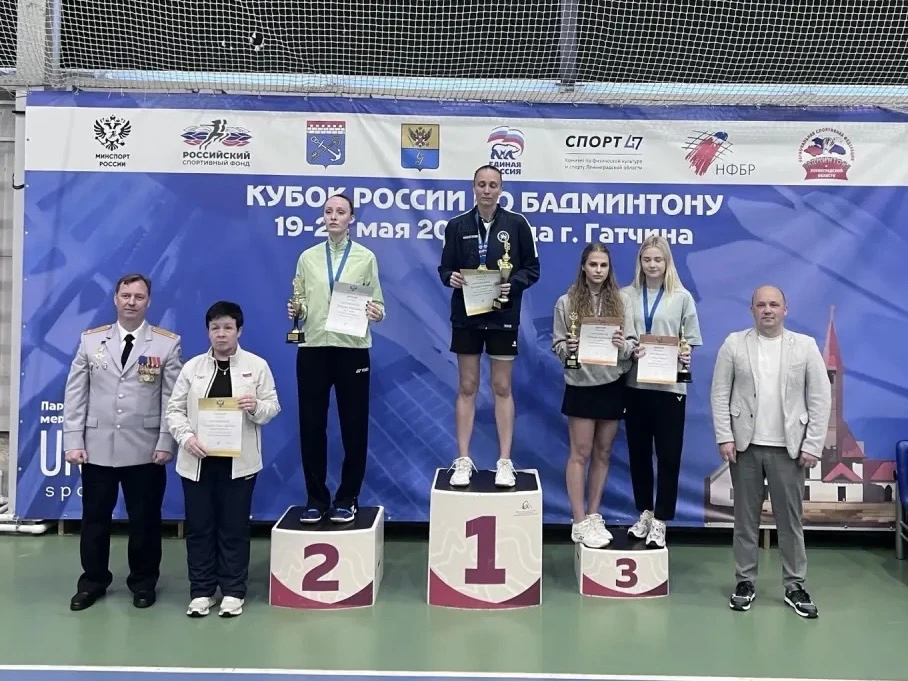 🏸 В Гатчине завершился Кубок России по бадминтону 2026 🏆🇷🇺   Спортсмены МКСШОР «Восток» выиграли две