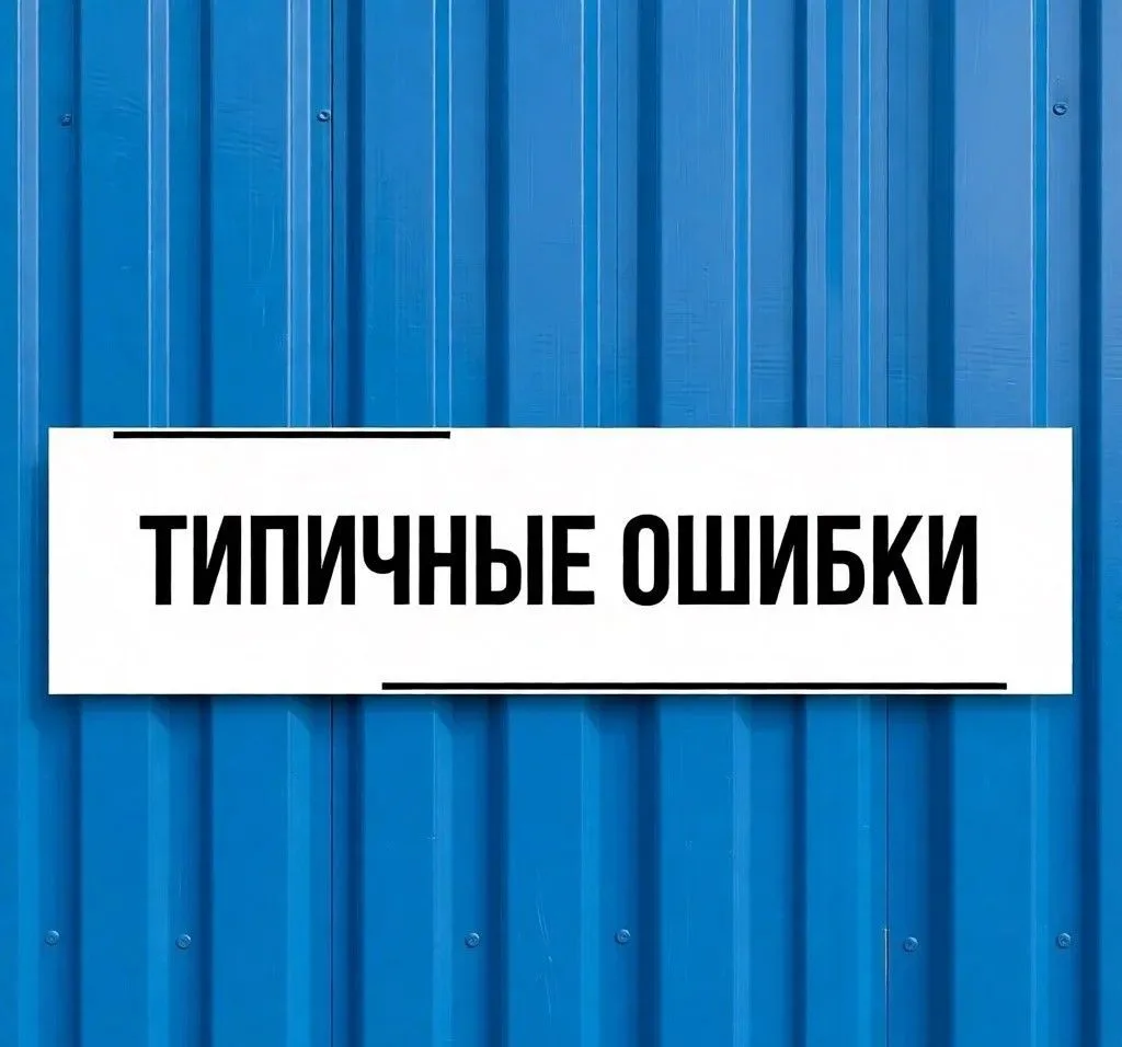 Тема: Ошибки при монтаже металлического забора 🛑