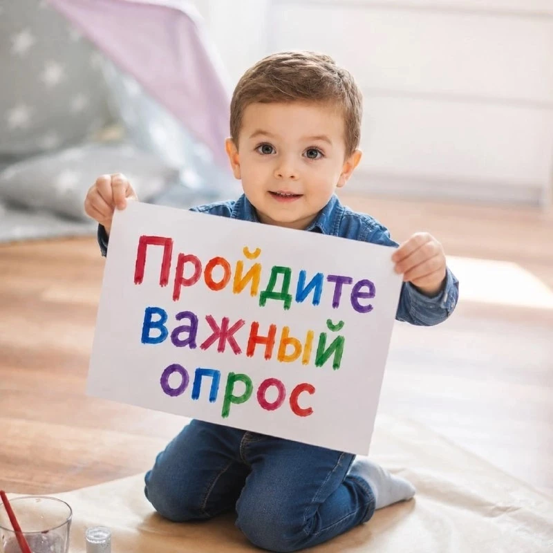 📢 Важный опрос для родителей первоклассников и дошкольников