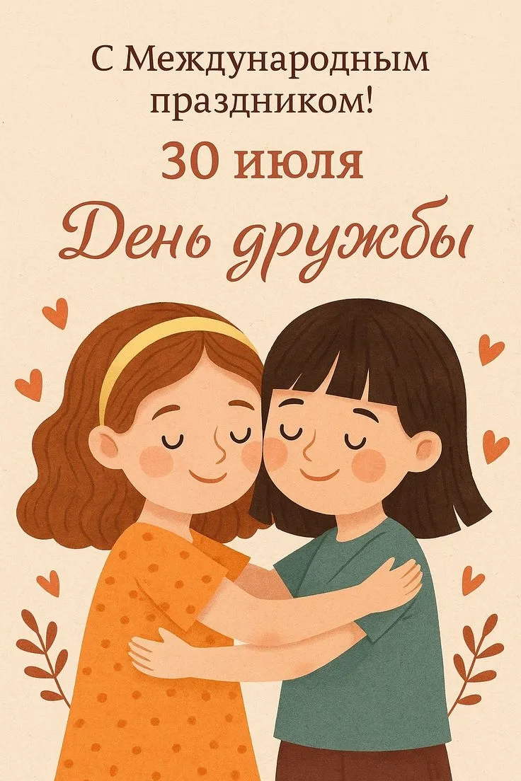 🎉 Поздравляем с Международным днём дружбы! 🎉

🌼Дружба — одна из важнейших ценностей, которая дела