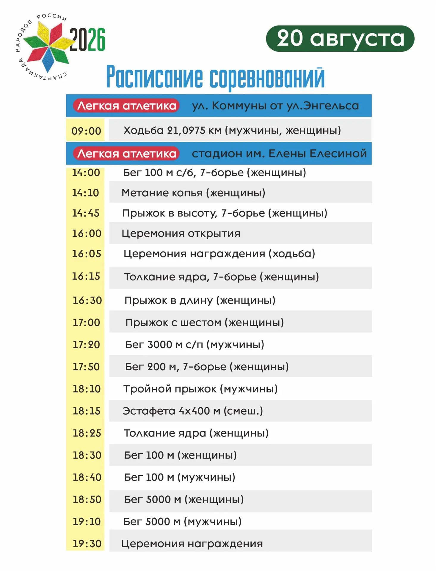 Спартакиада народов России: поддержим наших челябинских легкоатлетов! 🤍