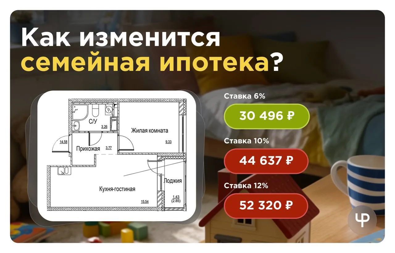 Осталось МЕНЬШЕ МЕСЯЦА — когда семейная ипотека для родителей с одним ребёнком может ст...