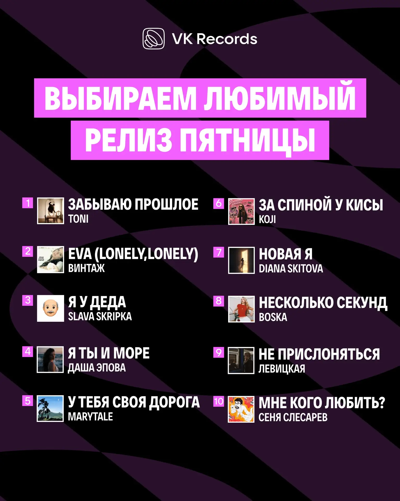 Эти релизы уже стали саундтреком наших выходных 🎶