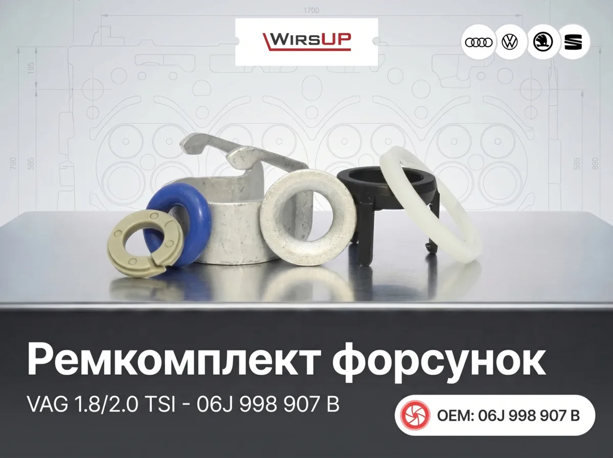 Ремкомплект форсунок VAG 1.8/2.0 TSI - 06J 998 907 B