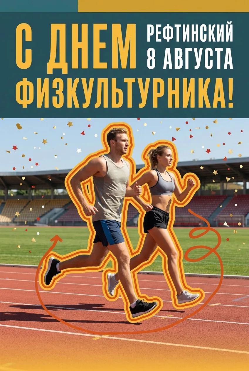 Поздравляем всех, кто дружит со спортом!