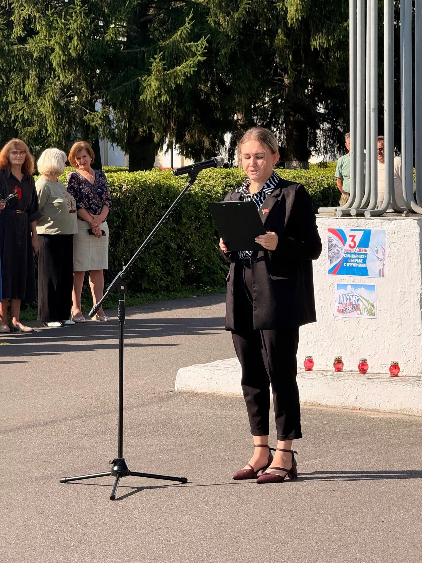🥀3 сентября — День солидарности в борьбе с терроризмом. В Почепе прошла патриотическая...