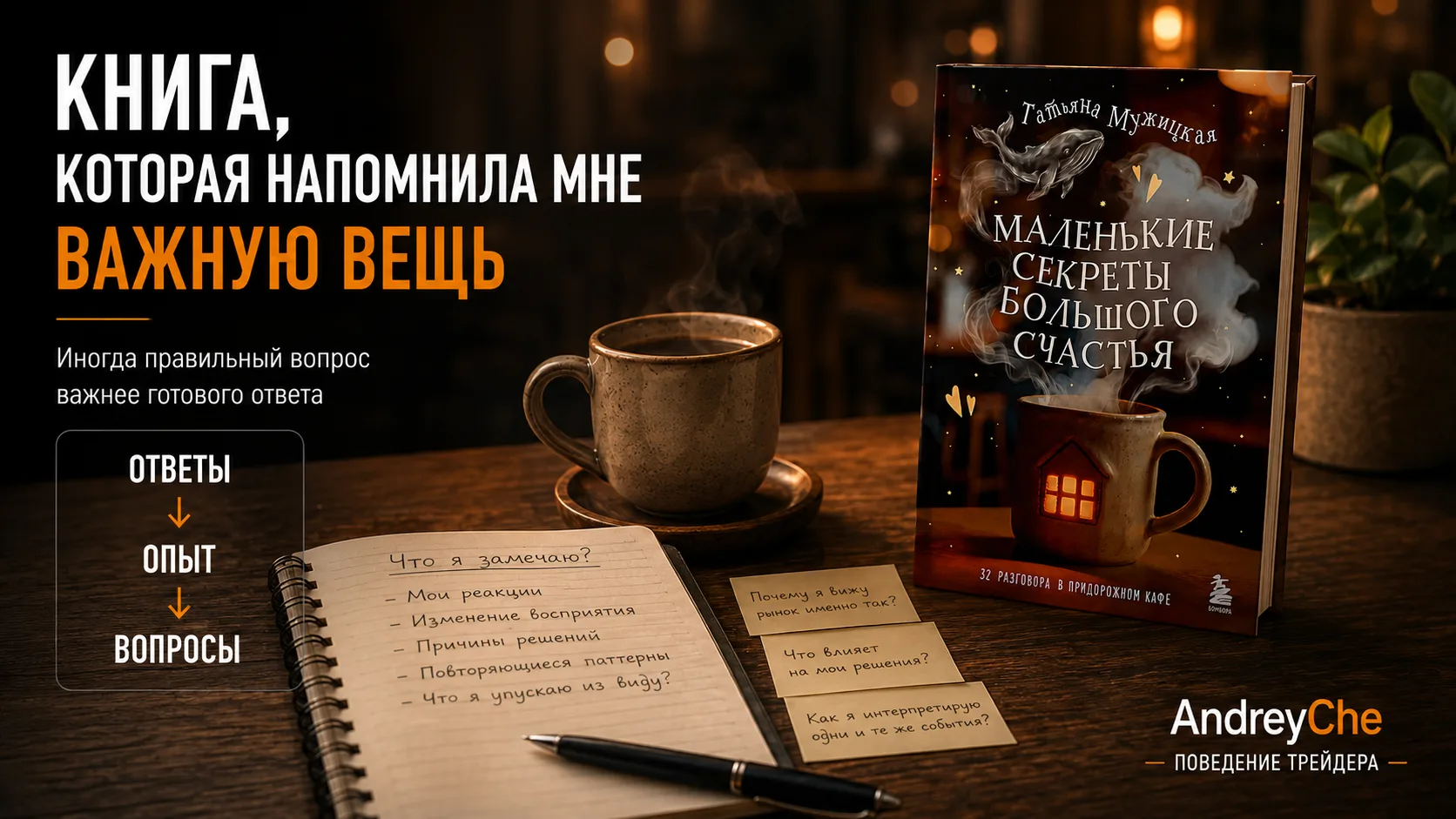 Книга, которая напомнила мне одну важную вещь о трейдинге