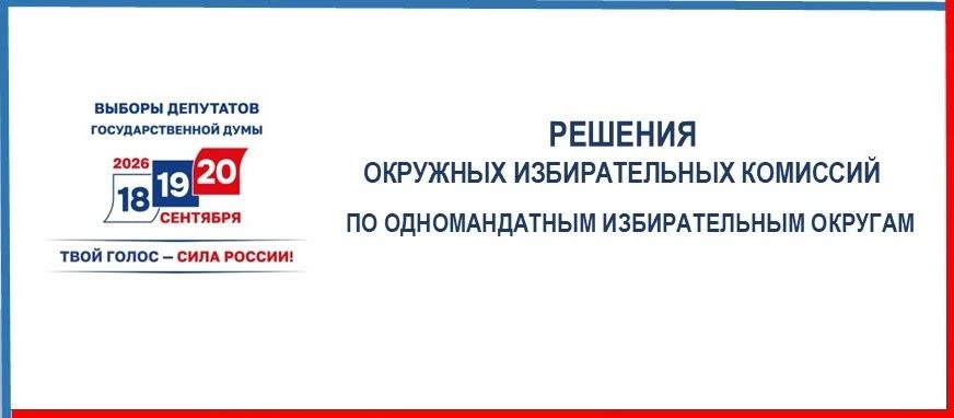 29 июля состоялись заседания окружных избирательных комиссий по выборам депутатов Государственной Ду