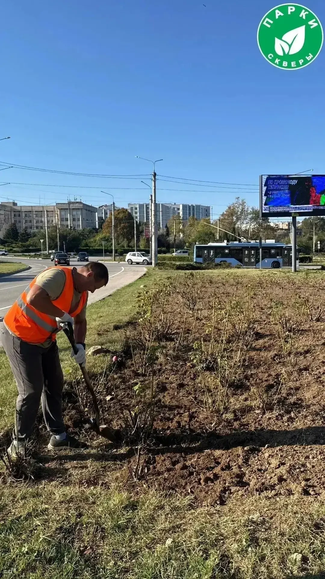 В парке имени Марии Байды готовят места для новых растений