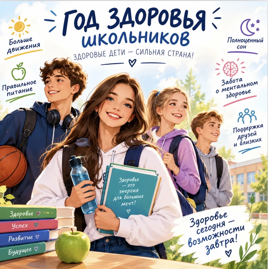🏫 2027 год в системе образования будет посвящен здоровью школьников.