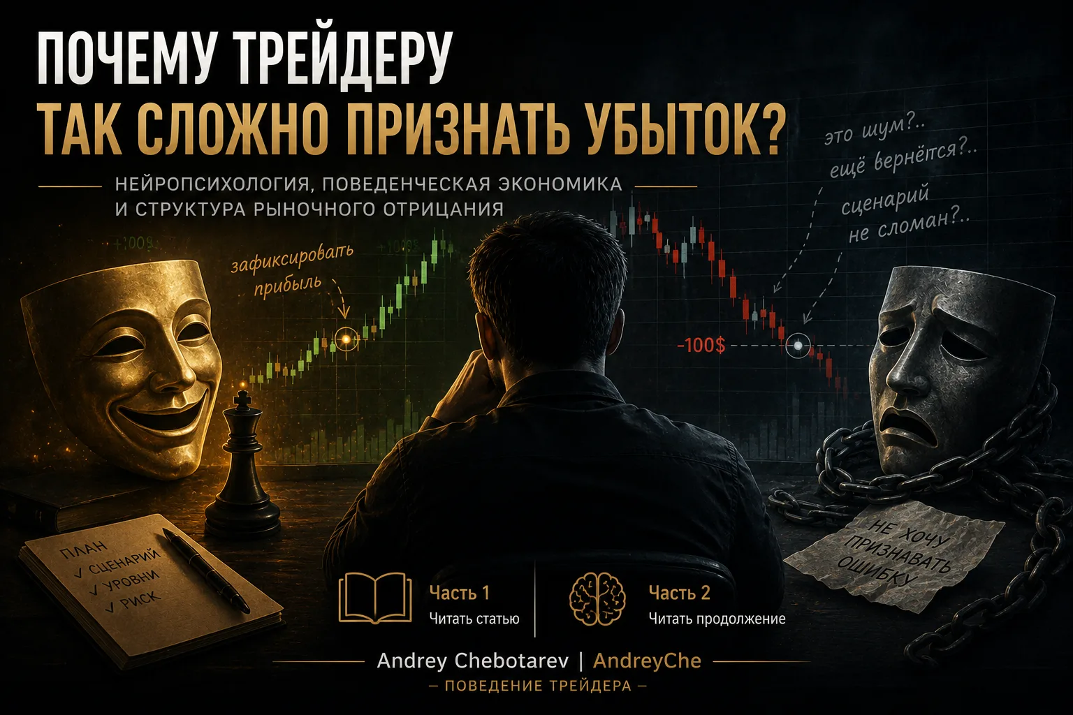 🤔 ПОЧЕМУ ТРЕЙДЕРУ ТАК СЛОЖНО ПРИЗНАТЬ УБЫТОК?