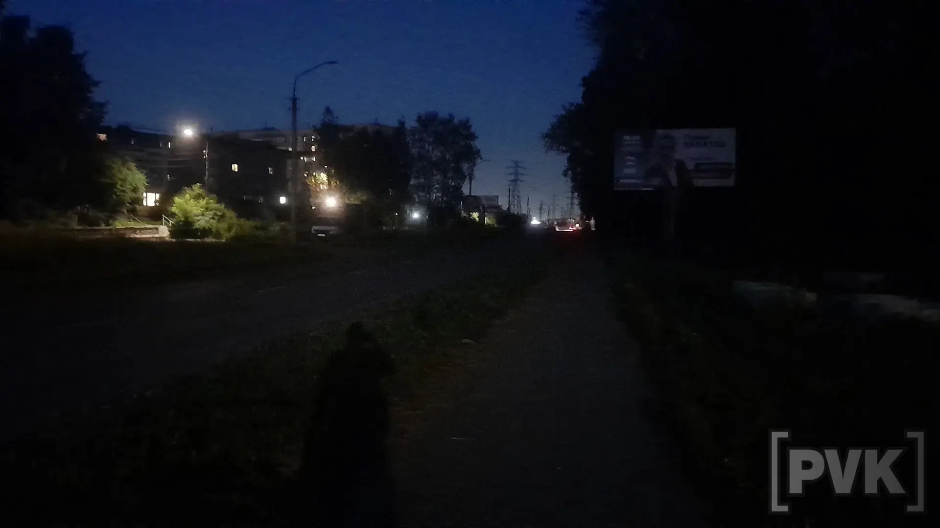 🏮 «Почему в городе избирательное уличное освещение? На фото — ул. Гагарина (от мечети в сторону ул.