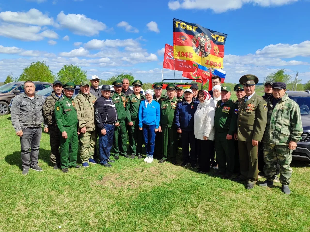 Герман җирләрендә хәрби хезмәт юлын узган яугирләр группасы, Бөек Җиңу парадыннан соң, Кәзкәй авылын
