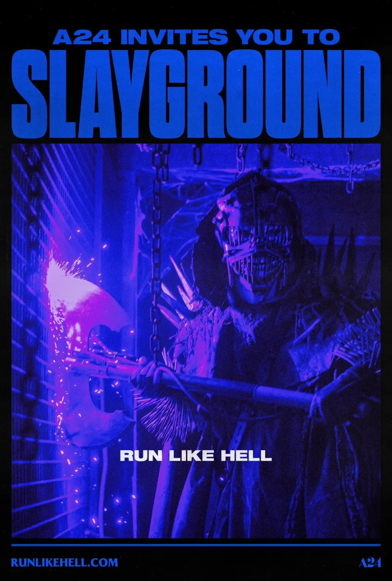 Постеры хоррора «Slayground» — нового фильма Джереми Солнье, автора хитовых «Ребел-Ридж...