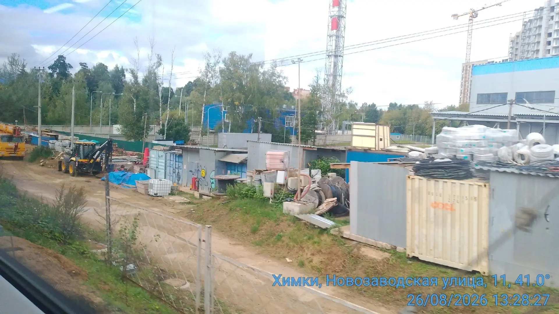 Фото строящейся платформы «Подрезково». Там сейчас идет реконструкция станции. Пассажир...