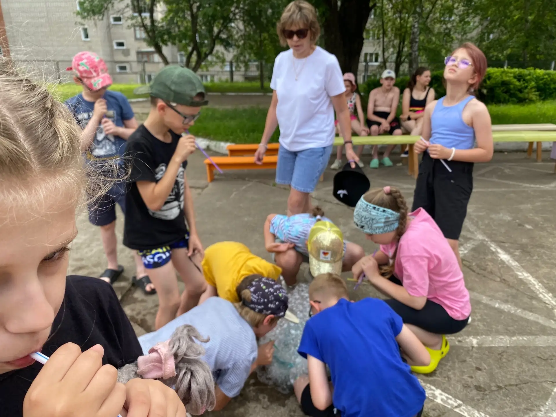 🌊 **«День Нептуна»: мокрые, но счастливые!** 🌊
У нас прошёл День Нептуна -и это было по-настоящему