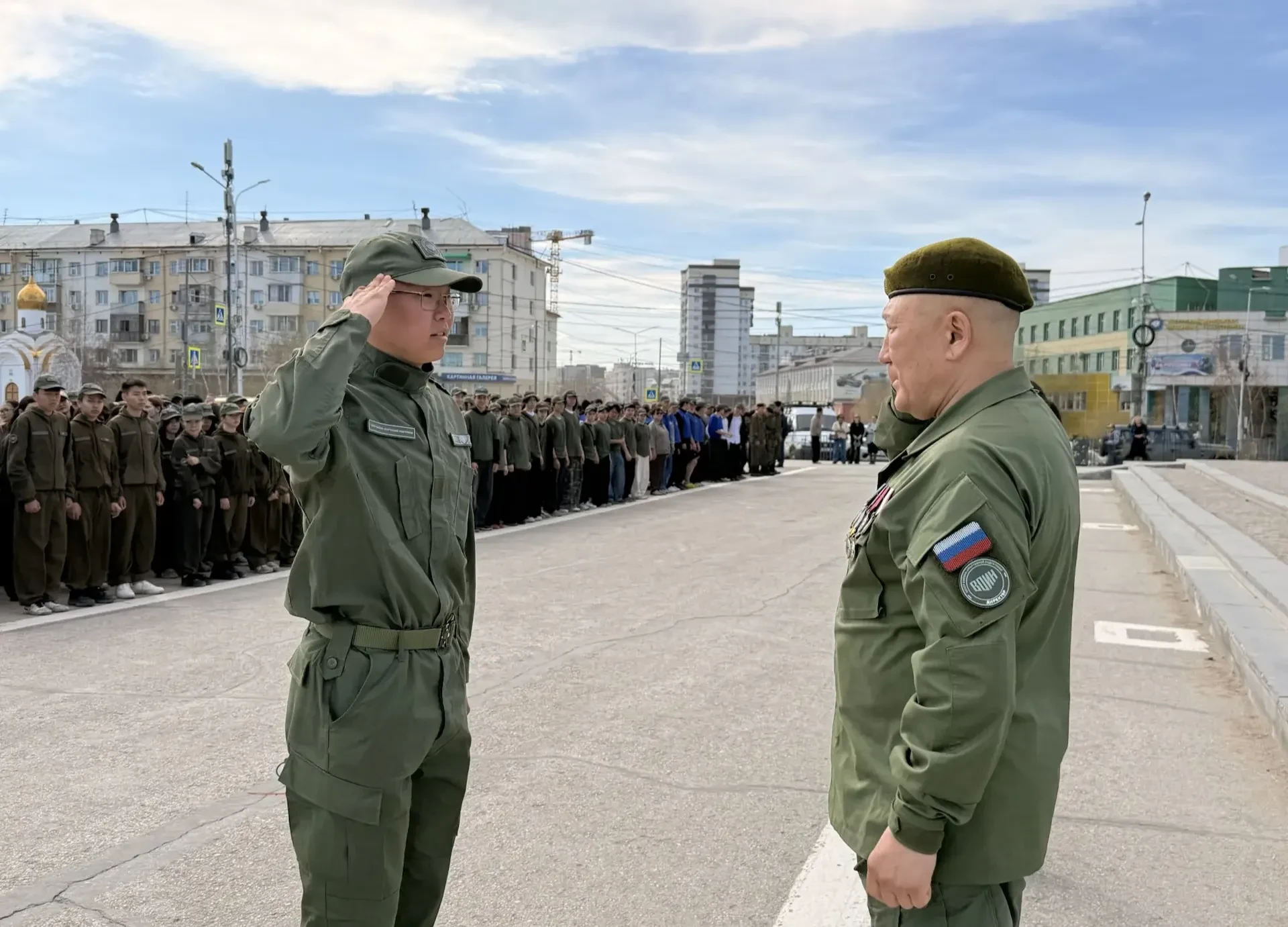Дьокуускайга «ВОИН» киин икки байыаннай-полевой хомуур сүүрүгүн арыйда  Дьокуускайга «ВОИН» киин тэр