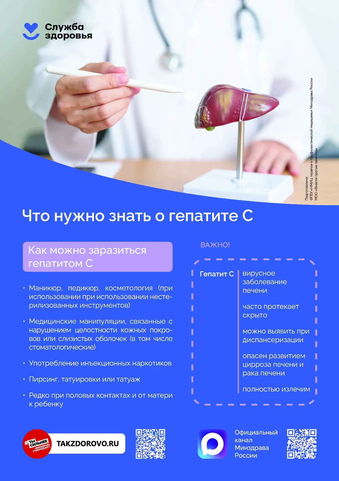 ❗Как защититься от вирусных гепатитов?
 
Вирусные гепатиты (A, B, C, D, E) — это воспаление печени, 