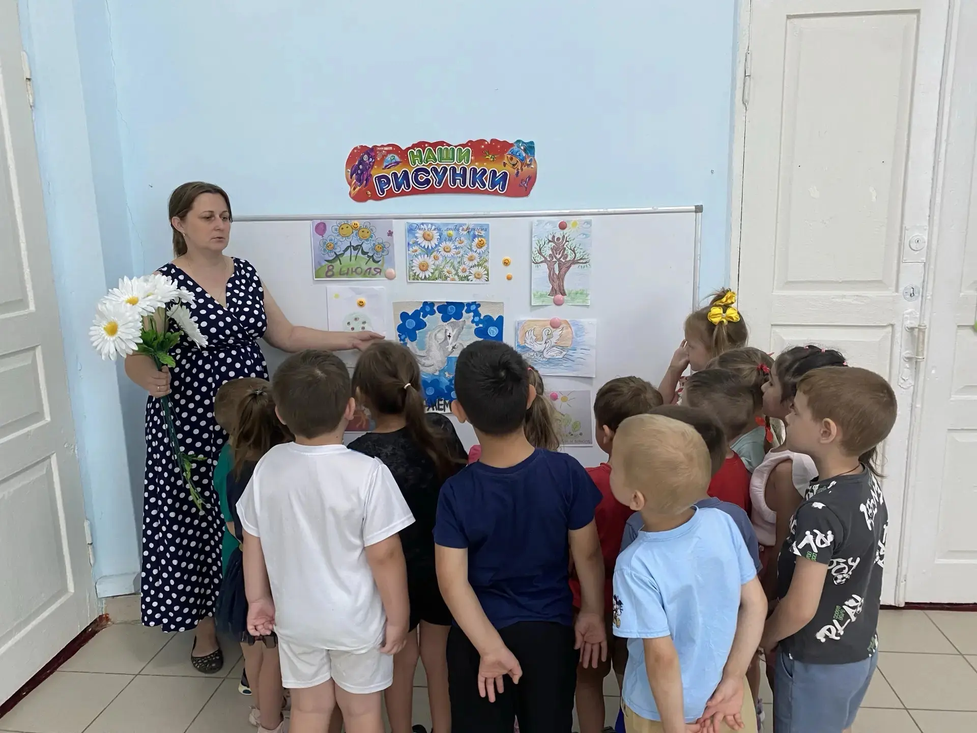 🌼🌼🌼ДЕНЬ СЕМЬИ🌼🌼🌼
В преддверии Дня Семьи, Любви и Верности, воспитанники группы ,,Солнышко " из