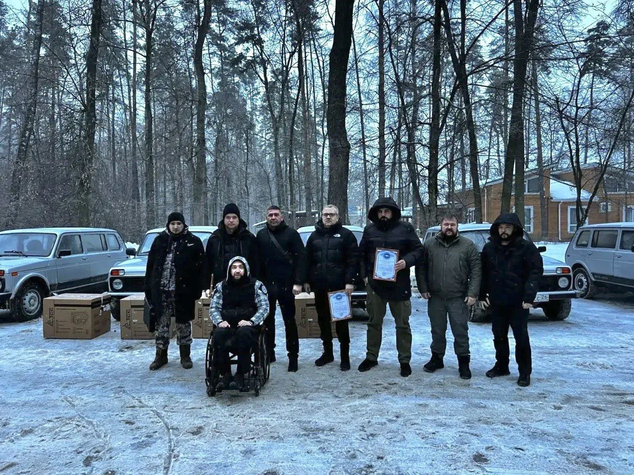 ПАО «Ставропольэнергосбыт» передало семь автомобилей для поддержки участников СВО в Белгородской обл