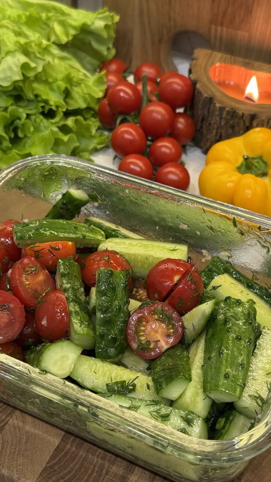 Маринованные огурчики и черри 🍅🥒