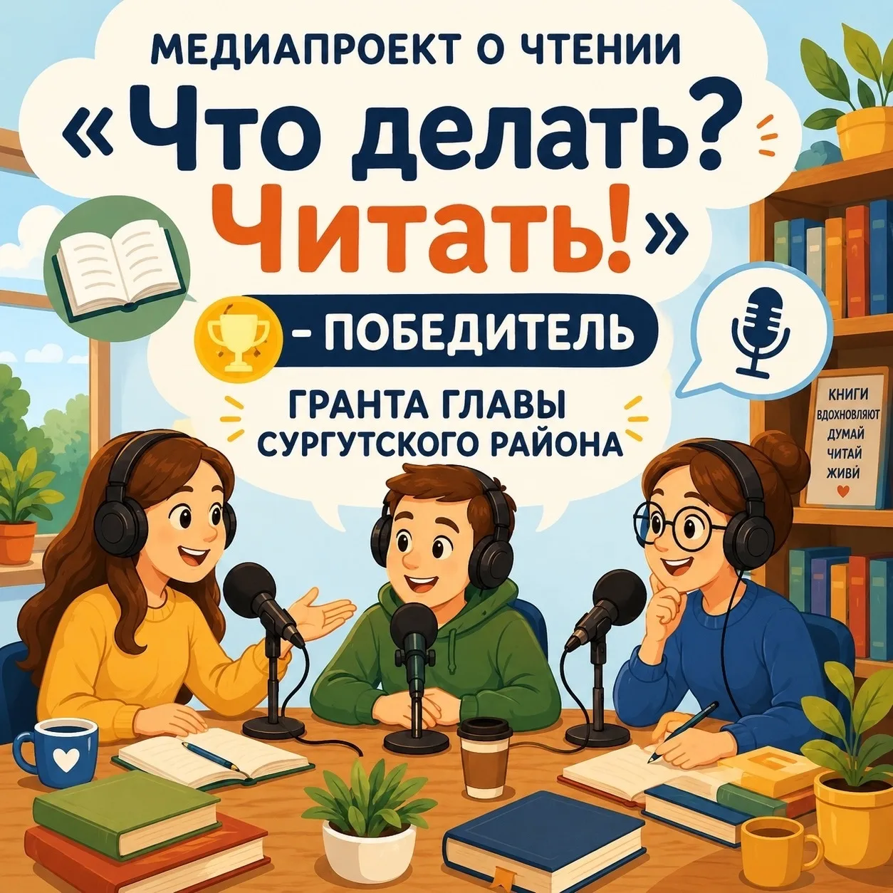 Мультиформатное медиа о чтении появится в Сургутском районе. В Центре креативных идей Белоярской дет
