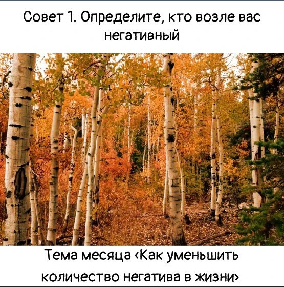 Совет 1. Определите, кто возле вас негативный