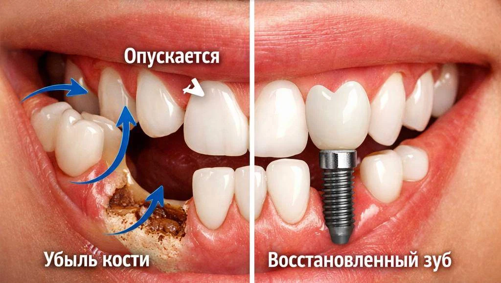 Отсутствующие зубы — это не только эстетика