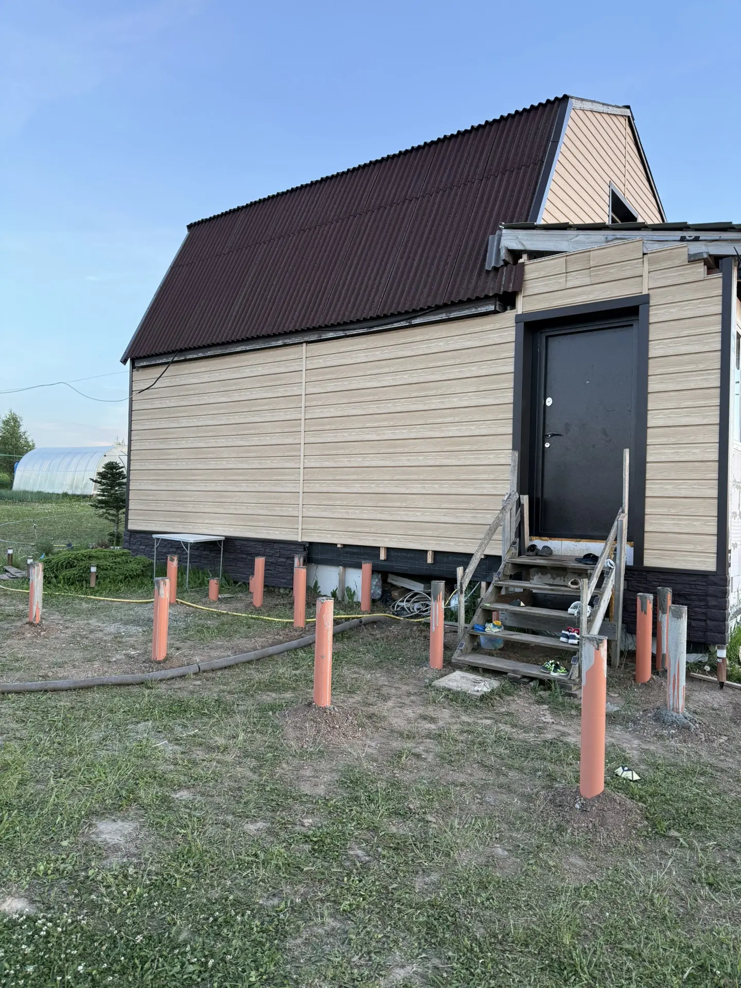 Итак - здесь будет веранда🏡