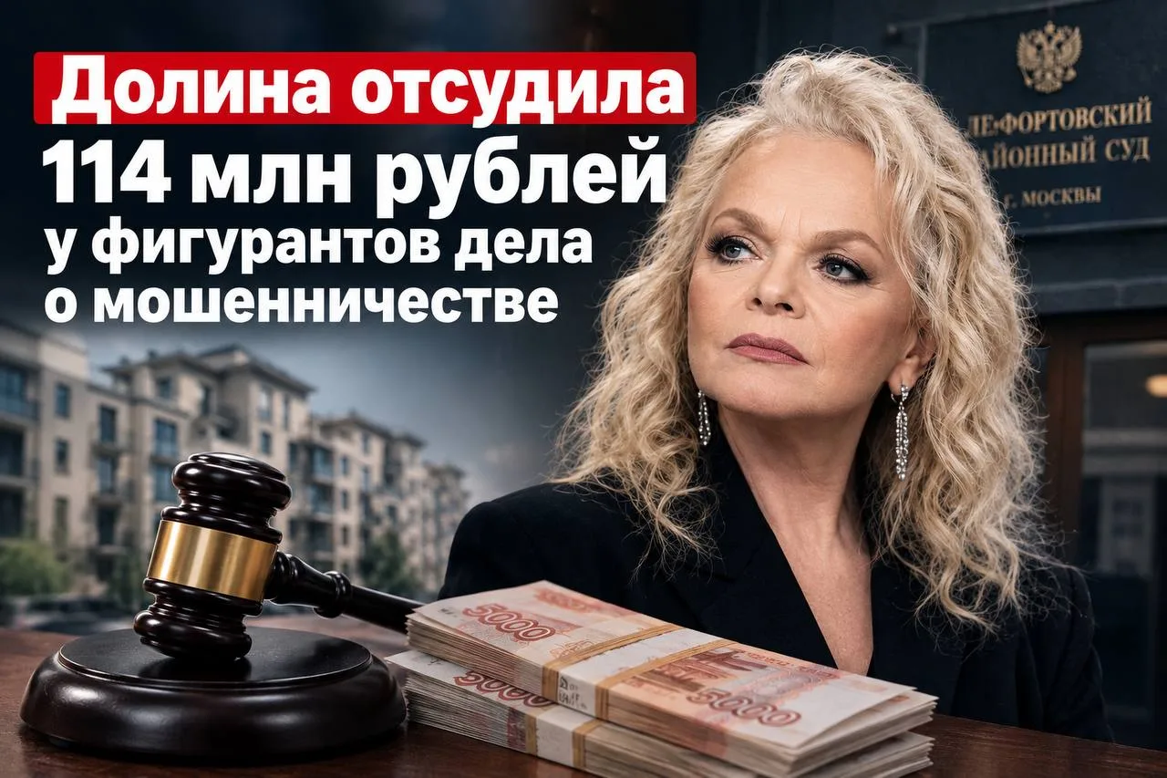 Долина отсудила 114 млн рублей у фигурантов дела о мошенничестве